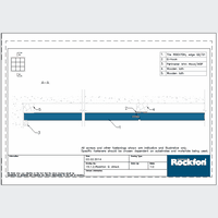 Rockfon Poland - Krawędź G - Połaczenie przyścienne Profil MDF dwg