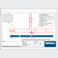 Rockfon Poland - Krawędź L - Połączenie przyścienne Alu-profil dwg