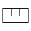 Falmec  - Eaves trim size 90 - Projection dwg