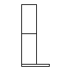 Falmec  - Eaves trim size 120 - Side view dwg