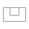 Falmec  - Eaves trim size 90 - Projection dwg