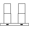 Falmec  - Eaves trim size 150 - Front view dwg