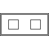 Falmec  - Ceiling hood size 140 - Projection dwg