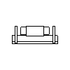 Falmec  - Eaves trim size 90 - Projection dwg