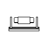 Falmec  - Eaves trim size 90 open - Projection dwg