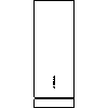 Falmec  - Eaves trim size 35 - Front view dwg