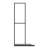 Falmec  - Eaves trim size 120 - Side view dwg