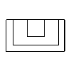 Falmec  - Eaves trim size 90 - Projection dwg