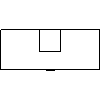 Falmec  - Eaves trim size 120 - Projection dwg