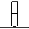 Falmec  - Eaves trim size 120 - Front view dwg