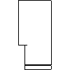 Falmec  - Eaves trim size 35 - Side view dwg