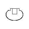 Falmec  - Eaves trim size 67 - Projection dwg