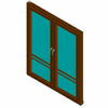 STOLBUD Włoszczowa - Prestige Window / modern quadrat 21 Hinged 2 - 1800x2100 (max) max