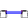 STOLBUD Włoszczowa - Prestige Window / modern quadrat 26 rectangular site - A horizontal section dwg