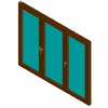 STOLBUD Włoszczowa - Prestige Window / modern quadrat 9 tricuspid NC - 2700x2100 (3D) dwg