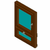 STOLBUD Włoszczowa - Prestige Window / modern quadrat 11 one- two-row - 800x1200 (3D) dwg