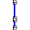 STOLBUD Włoszczowa - Prestige Window / modern quadrat 11 one- two-row - Vertical section dwg