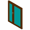 STOLBUD Włoszczowa - Prestige Window / modern quadrat 8 bisected NC - 1600x2100 (3D) dwg