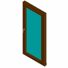 STOLBUD Włoszczowa - Prestige Window / modern quadrat 3 Rectangular NC - 1000x2100 (3D) dwg