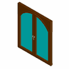 STOLBUD Włoszczowa - Prestige Window / modern quadrat 17 two-part arc - 1800x2100 (max) max