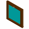 STOLBUD Włoszczowa - Prestige Window / modern quadrat 20 square hinged - 1200x1200 (3D) dwg