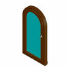 STOLBUD Włoszczowa - Prestige Window / modern quadrat 5 arched tilt swivel - 800x1600 (3D) dwg