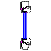 STOLBUD Włoszczowa - Window Record / soft line 2 semicircle swing - Vertical section dwg