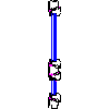 STOLBUD Włoszczowa - Window Record / soft line 11 one- two-row - Vertical section dwg