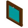 STOLBUD Włoszczowa - Window Record / soft line 20 square hinged - 900x900 (3D) dwg