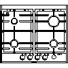 BSH Hausgeräte GmbH A company of the Bosch Group - The hob PRP626B70E - View dwg