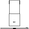 BSH Hausgeräte GmbH A company of the Bosch Group - Chimney hood DWW09D650 - View dwg