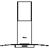 BSH Hausgeräte GmbH A company of the Bosch Group - Chimney hood DWA09D651 - View dwg