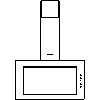 BSH Hausgeräte GmbH A company of the Bosch Group - Chimney hood DWK09M750 - View dwg