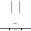 BSH Hausgeräte GmbH A company of the Bosch Group - Chimney hood DWA09D660 - View dwg