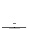 BSH Hausgeräte GmbH A company of the Bosch Group - Chimney hood DWA09E850 - View dwg