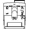 BSH Hausgeräte GmbH A company of the Bosch Group - Automatic Espresso Coffee Maker TCA5809 - View dwg