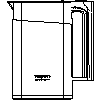 BSH Hausgeräte GmbH A company of the Bosch Group - Kettle TW86104 - View dwg