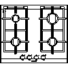 BSH Hausgeräte GmbH A company of the Bosch Group - The hob ER626PB70E - View dwg