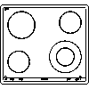 BSH Hausgeräte GmbH A company of the Bosch Group - The hob EF645EF11 - View dwg