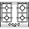 BSH Hausgeräte GmbH A company of the Bosch Group - The hob ER626PB90E - View dwg