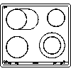 BSH Hausgeräte GmbH A company of the Bosch Group - The hob EF645EN11 - View dwg