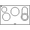 BSH Hausgeräte GmbH A company of the Bosch Group - The hob ET875SC11D - View dwg