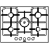 BSH Hausgeräte GmbH A company of the Bosch Group - The hob ER726RT90E - View dwg