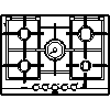 BSH Hausgeräte GmbH A company of the Bosch Group - The hob ER726RF70E - View dwg