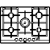 BSH Hausgeräte GmbH A company of the Bosch Group - The hob ER726RT70E - View dwg
