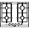 BSH Hausgeräte GmbH A company of the Bosch Group - The hob ER626PF70E - View dwg