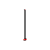 ALSANIT sp. z o.o. - Ścianka działowa (międzydrzwiowa) - widok z góry dwg