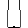 Falmec  - Island 70 cm - Front view dwg