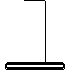 Falmec  - Island 90 cm - Front view dwg