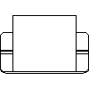 Falmec  - Wall 55 cm - Projection dwg